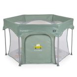 PLAYBOX utazó járóka 6szögletű ZÖLD