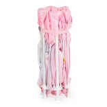 PLAYBOX utazó járóka 6szögletű PINK