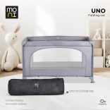 UNO utazóágy 1 szintes zippes kibújóval PINK 