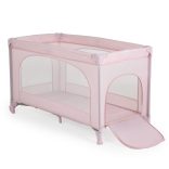 UNO utazóágy 1 szintes zippes kibújóval PINK 