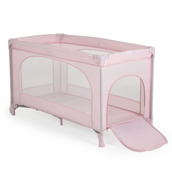 UNO utazóágy 1 szintes zippes kibújóval PINK 