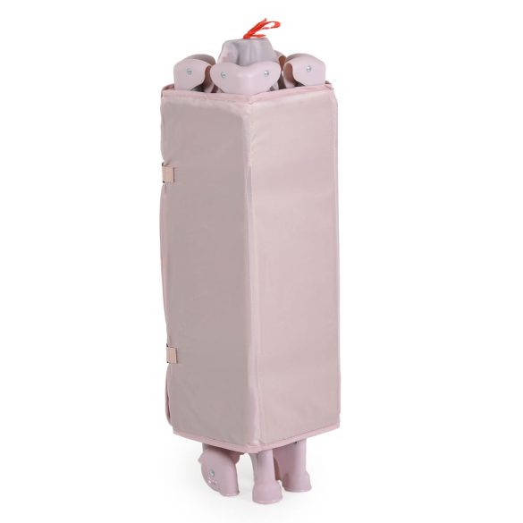 UNO utazóágy 1 szintes zippes kibújóval PINK 