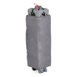 UNO utazóágy1 szintes zippes kibújóval SZÜRKE