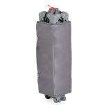 UNO utazóágy1 szintes zippes kibújóval SZÜRKE