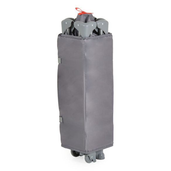 UNO utazóágy1 szintes zippes kibújóval SZÜRKE