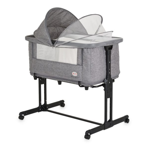 BSB001 babaöböl 2 szintes, szúnyoghálóval SZÜRKE