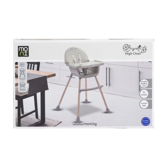 BISCOTTI etetőszék 2in1 SZÜRKE