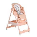 SURPRISE etetőszék szilikon tányérral, evőeszközzel, előkével PINK