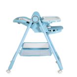 SURPRISE etetőszék szilikon tányérral, előkével VKÉK