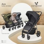 ACE babakocsi FEKETE