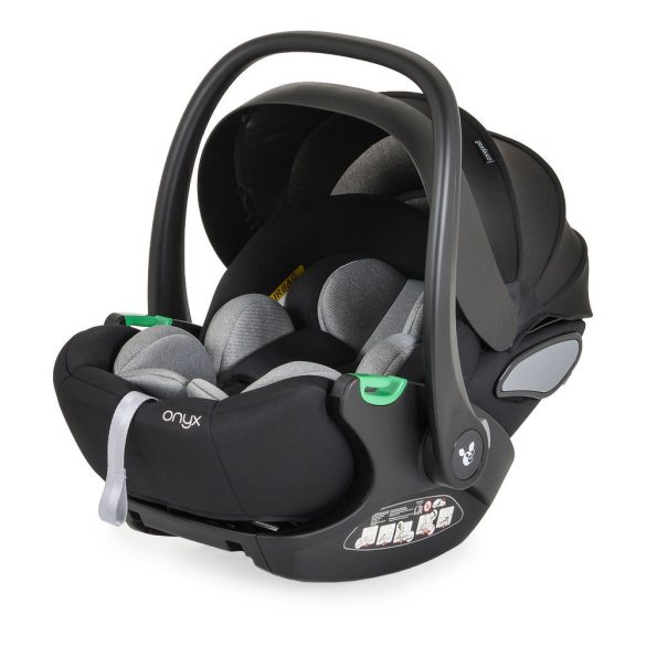 ONYX autós hordozó 40-87cm-ig bővíthető, forgatható SZÜRKE