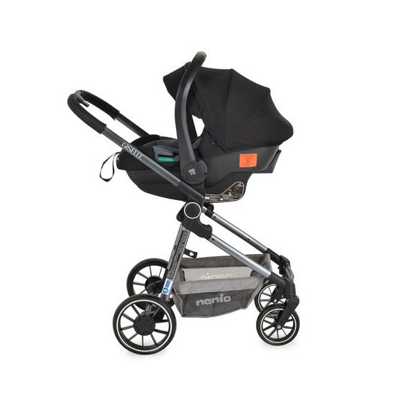 GISELLE  babakocsihoz autós hordozó szürke