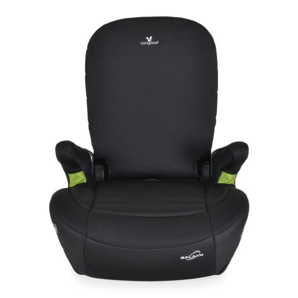 GALAXY ülésmagasító háttámlával 125-150cm, ISOFIX FEKETE