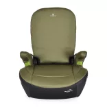 GALAXY ülésmagasító háttámlával 125-150cm, ISOFIX ZÖLD