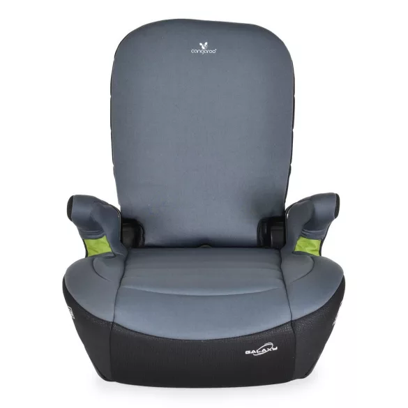 GALAXY ülésmagasító háttámlával 125-150cm, ISOFIX SZÜRKE
