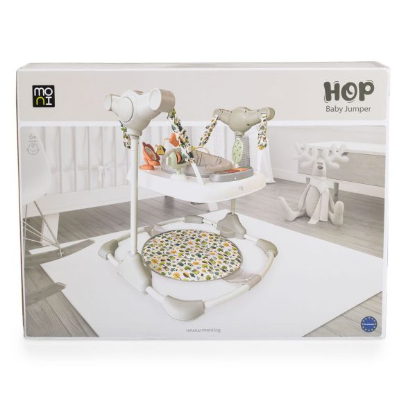 HOP baba ugráló SZÜRKE