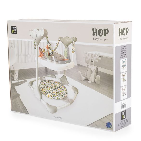 HOP baba ugráló SZÜRKE