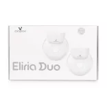 ELIRIA DUO kéz nélküli mellszívó pulóver alá 2 tartályos FEHÉR