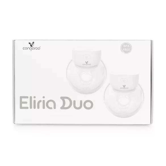ELIRIA DUO kéz nélküli mellszívó pulóver alá 2 tartályos FEHÉR