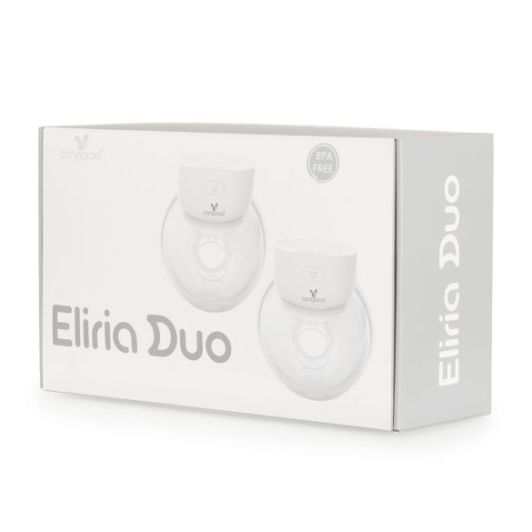 ELIRIA DUO kéz nélküli mellszívó pulóver alá 2 tartályos FEHÉR