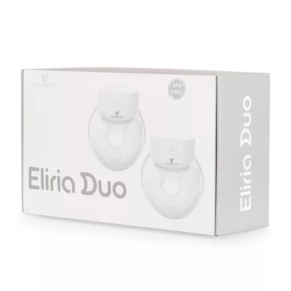 ELIRIA DUO kéz nélküli mellszívó pulóver alá 2 tartályos FEHÉR