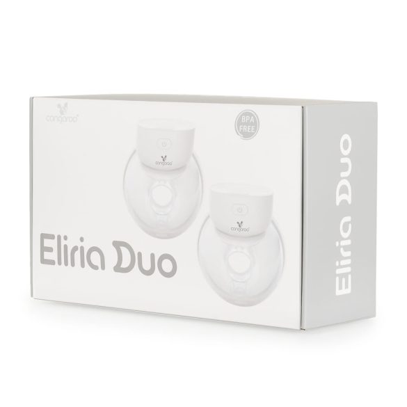 ELIRIA DUO kéz nélküli mellszívó pulóver alá 2 tartályos FEHÉR