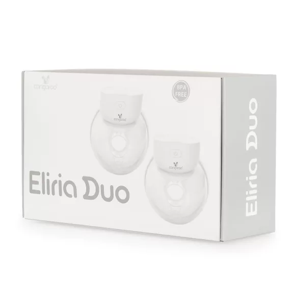ELIRIA DUO kéz nélküli mellszívó pulóver alá 2 tartályos FEHÉR