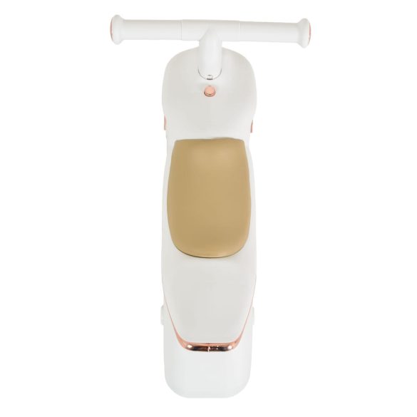 MINI CRUZE futóbicikli, ráülős járgány, kismotor, zenélő, óriás kerekekkel FEHÉR