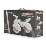 MINI CRUZE futóbicikli, ráülős járgány, kismotor, zenélő, óriás kerekekkel FEHÉR