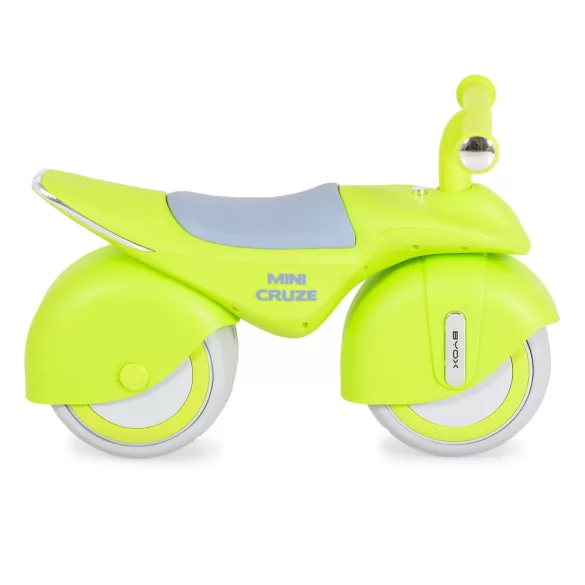 MINI CRUZE futóbicikli, ráülős járgány, kismotor,  zenélő, óriás kerekekkel UV ZÖLD