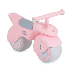MINI CRUZE futóbicikli zenélő, óriás kerekekkel RÓZSASZÍN
