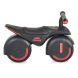 MINI CRUZE futóbicikli, ráülős járgány, kismotor,  zenélő, óriás kerekekkel FEKETE