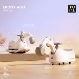 DIGGY 4in1 ráülős kotrógép+hinta+bili