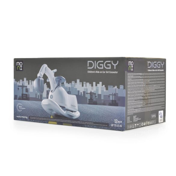 DIGGY 4in1 ráülős kotrógép+hinta+bili