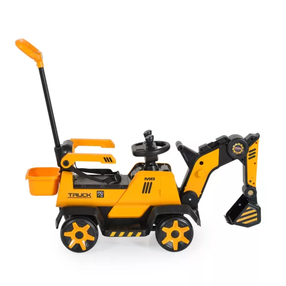 BUMBLEBEE ráülős akkus vezethető kotrógép 50kg-ig SÁRGA/FEKETE