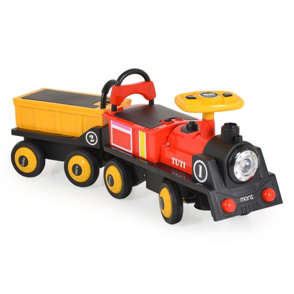 TUTI ráülős akkus vezethető kisvonat  2személyes 