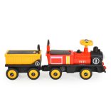 TUTI ráülős akkus vezethető kisvonat  2személyes 