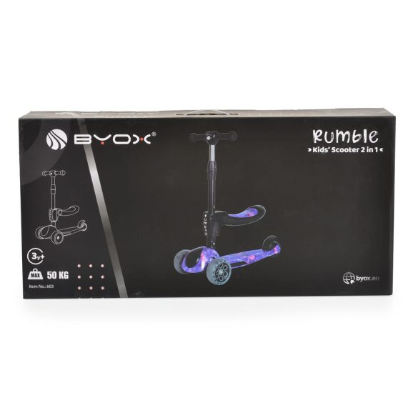 RUMBLE roller ráülős, átalakítható LILA/FEKETE