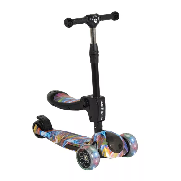 RUMBLE roller ráülős, átalakítható SZÍNES/FEKETE