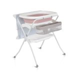 COMO összecsukható kád állvánnyal és pelenkázóval PINK