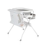 COMO összecsukható kád állvánnyal és pelenkázóval SZÜRKE