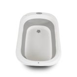 COMO összecsukható kád állvánnyal és pelenkázóval SZÜRKE