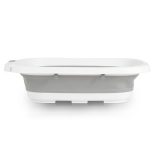 COMO összecsukható kád állvánnyal és pelenkázóval SZÜRKE