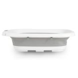 COMO összecsukható kád állvánnyal és pelenkázóval SZÜRKE