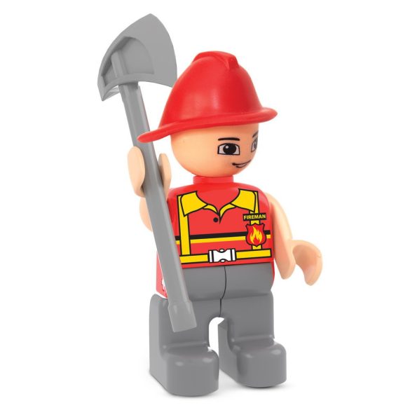 PILSAN építőjáték kis készlet TŰZOLTÓ PIROS