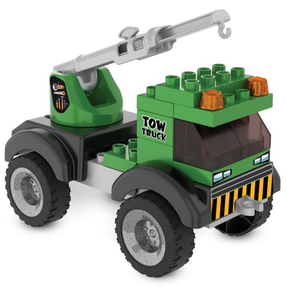 PILSAN építőjáték kis készlet TEHERAUTÓ ZÖLD