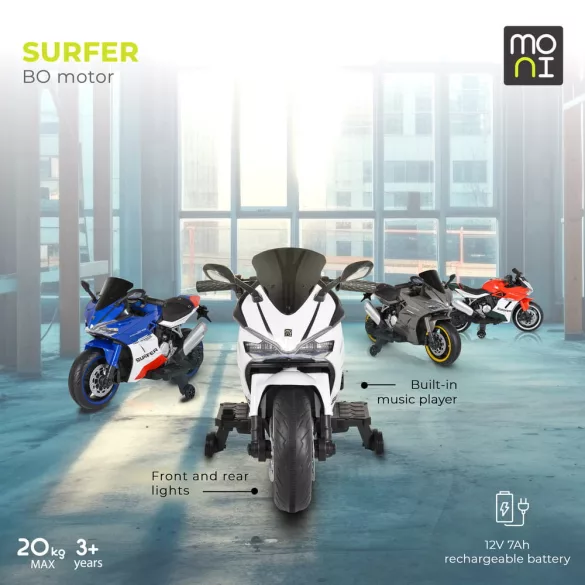BO Surfer elektromos motor, 20kg-ig, 2 motoros PIROS