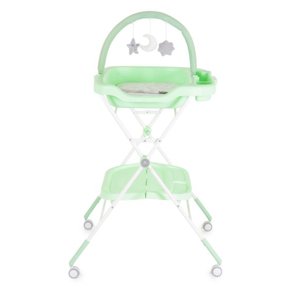 CROCO multifunkciós, összecsukható pelenkázó asztal MENTAZÖLD