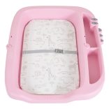 CROCO multifunkciós, összecsukható pelenkázó asztal RÓZSA