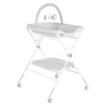 CROCO multifunkciós, összecsukható pelenkázó asztal SZÜRKE